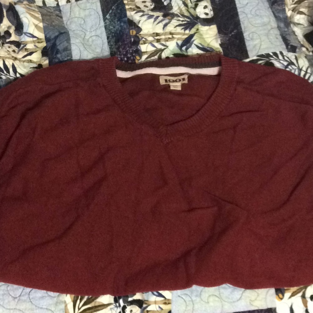 Sweater Red Brick Cotton & Cashmere